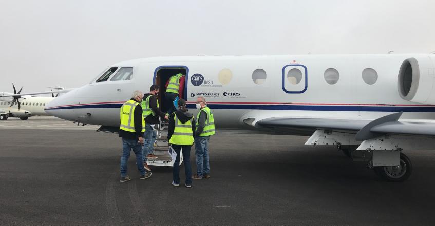 The first science test flight on 9 October